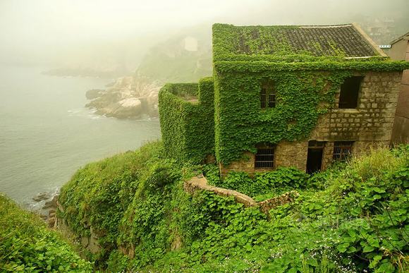 làng chài bỏ hoang, làng chài bỏ hoang ở trung quốc, ngôi làng bỏ hoang, làng chài bỏ hoang tuyệt đẹp, tin ngoi sao