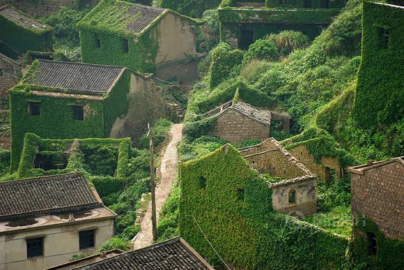 làng chài bỏ hoang, làng chài bỏ hoang ở trung quốc, ngôi làng bỏ hoang, làng chài bỏ hoang tuyệt đẹp, tin ngoi sao