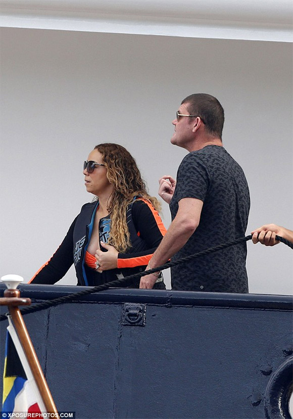 Mariah Carey đi chơi trên thuyền với tỷ phú Úc 10 Mariah Carey,Mariah Carey và tình mới,Mariah Carey và tỷ phú James Packer