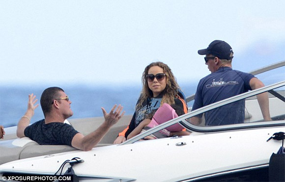 Mariah Carey đi chơi trên thuyền với tỷ phú Úc 7 Mariah Carey,Mariah Carey và tình mới,Mariah Carey và tỷ phú James Packer