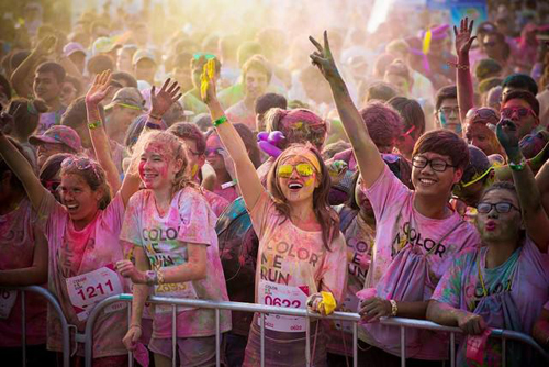 Color Me Run, Đường chạy sắc màu, Uyên Linh, Min, Nhóm 365, Phạm Anh Khoa