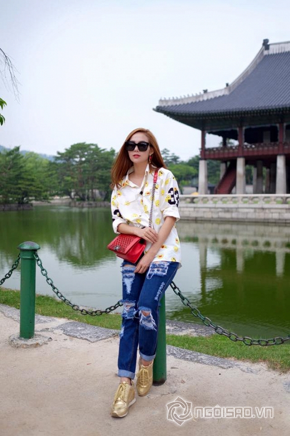 Minh Hằng, Minh Hằng xinh đẹp, Minh Hằng ở Hàn Quốc, Minh Hằng đẹp mướt mắt, tin ngôi sao, tin ngoi sao