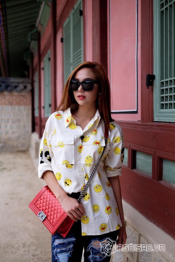 Minh Hằng, Minh Hằng xinh đẹp, Minh Hằng ở Hàn Quốc, Minh Hằng đẹp mướt mắt, tin ngôi sao, tin ngoi sao