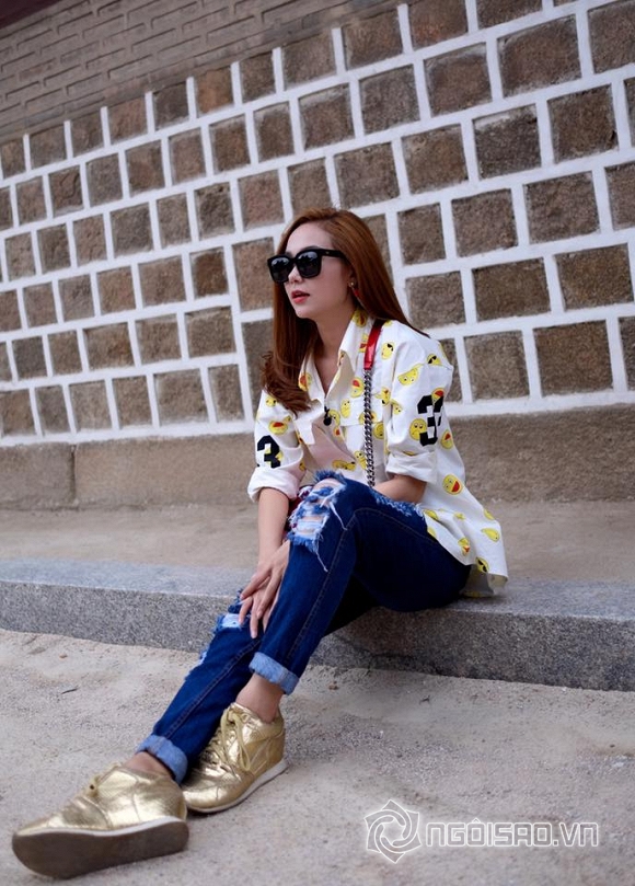 Minh Hằng, Minh Hằng xinh đẹp, Minh Hằng ở Hàn Quốc, Minh Hằng đẹp mướt mắt, tin ngôi sao, tin ngoi sao