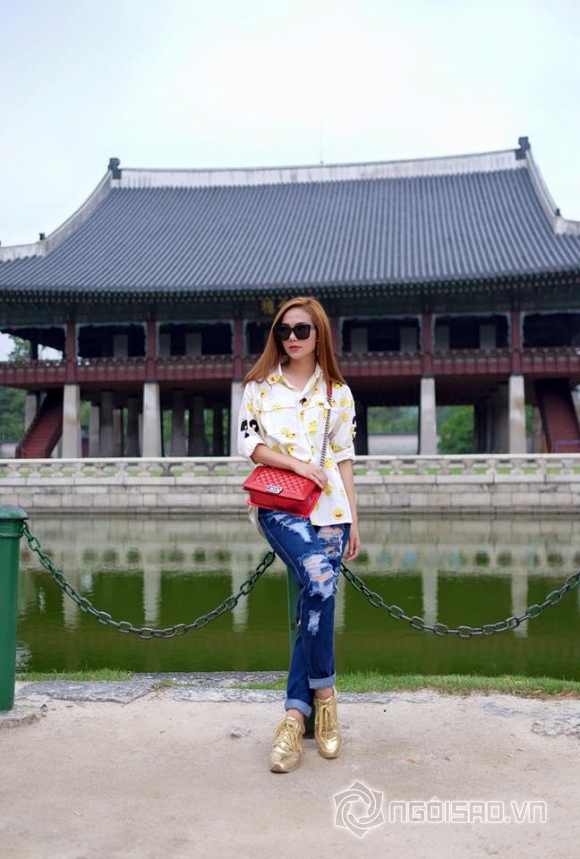 Minh Hằng, Minh Hằng xinh đẹp, Minh Hằng ở Hàn Quốc, Minh Hằng đẹp mướt mắt, tin ngôi sao, tin ngoi sao