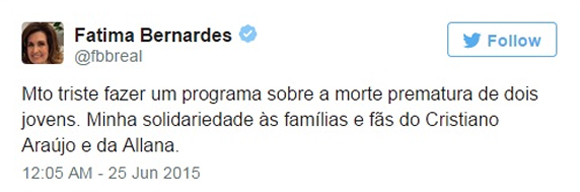 nữ MC Brazil,Fatima Bernardes,nữ MC Brazil lỡ lời,C. Ronaldo qua đời