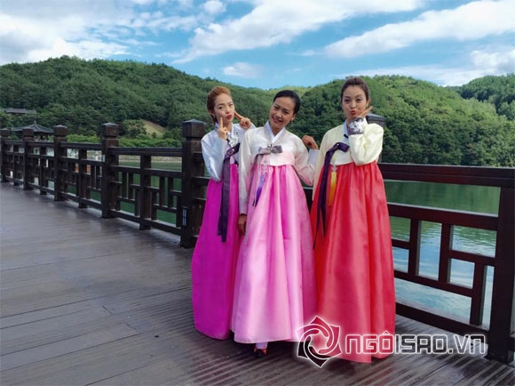 Jennifer Phạm,Jennifer Phạm mặc hanbok,Jennifer Phạm xinh tươi