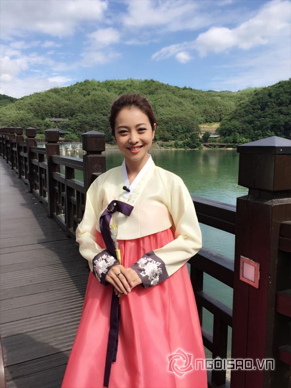 Jennifer Phạm,Jennifer Phạm mặc hanbok,Jennifer Phạm xinh tươi