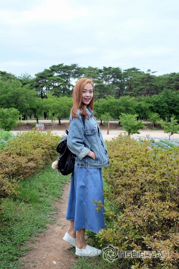 Minh Hằng, Minh Hằng thời trang, Minh Hằng street style, Minh Hằng chất, thời trang, denim on denim, tin ngôi sao, thời trang ngôi sao