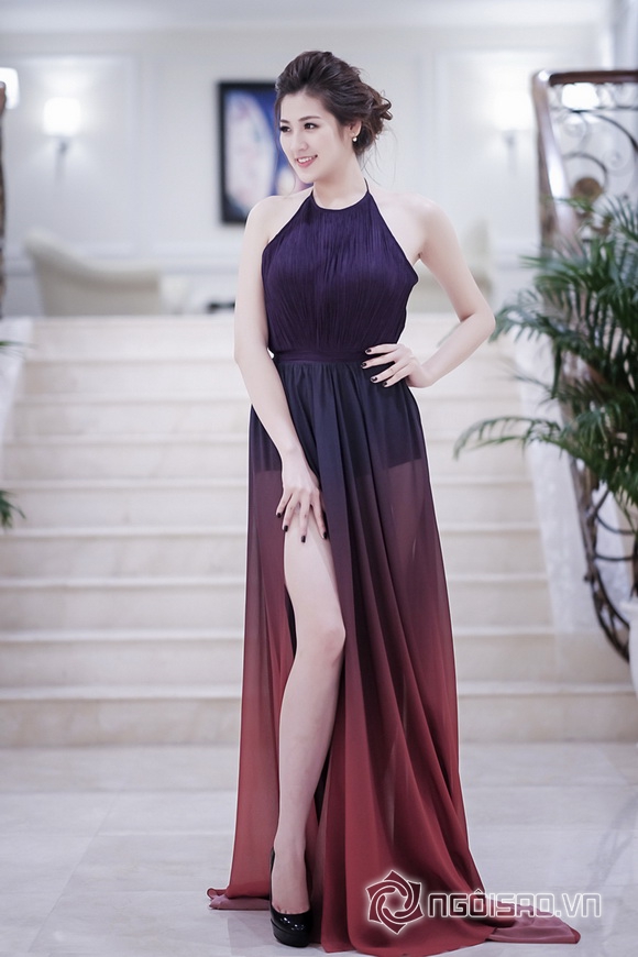 A hau tu anh,hoa hau viet nam 2012,tu anh khoe vai tran quyen ru,tu anh ngot ngao