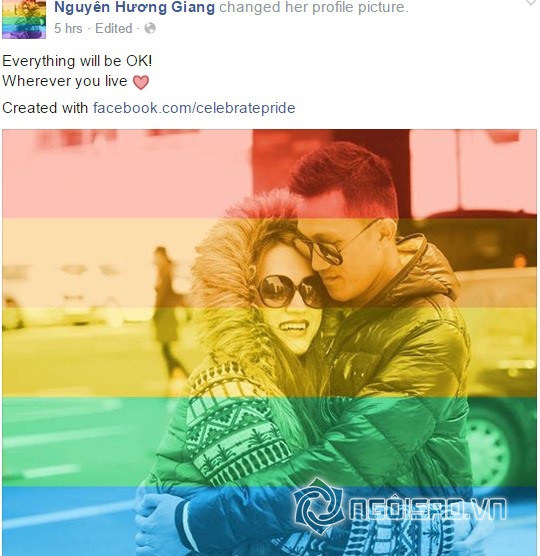 sao Việt, cộng đồng LGBT, sao Việt ủng hộ cộng đồng LGBT, sao Việt ủng hộ đồng tính