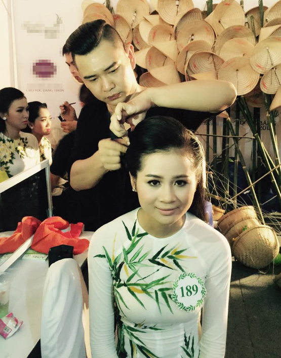 Hoa khôi Đồng bằng 2015, makeup huỳnh lợi, Huynh Loi make up, chuyên viên trang điểm Huỳnh Lợi