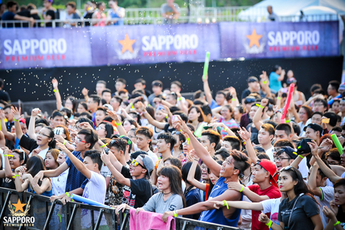 sapporo-306-2-ngoisao 1 Lễ hội Escape, Bia Sapporo, S-Party