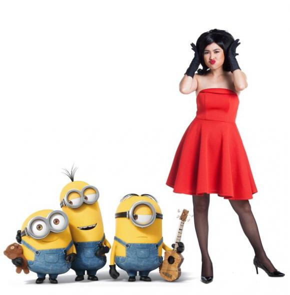 le khanh, dien vien le khanh, minions, phim hoat hinh minions, ke danh cap mat trang, phim chieu rap