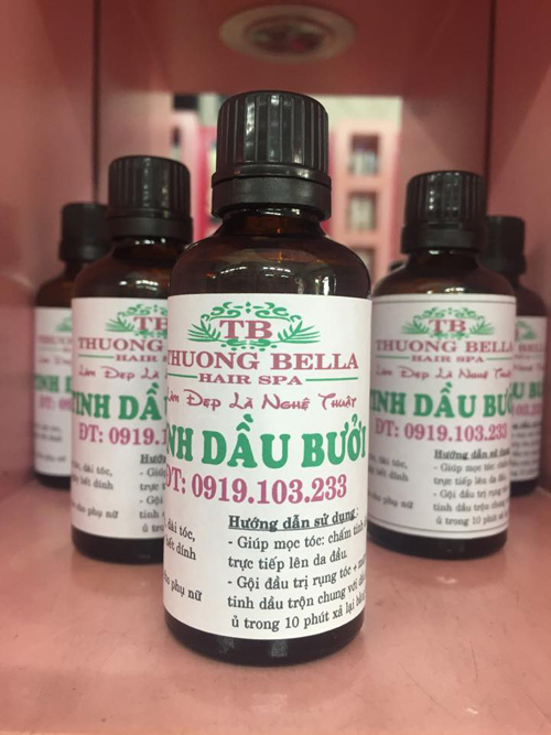 thuong-bella-17-4-ngoisao 5 Thương Bella hair spa, Thương Bella, Tinh dầu bưởi, Tóc mềm mượt