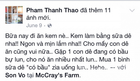 Pham Thanh Thao, ca sĩ Phạm Thanh Thảo, công chúa thỏ, Phạm Thanh Thảo lên xe hoa, Phạm Thanh Thảo lộ bụng bầu, bà bầu Phạm Thanh Thảo