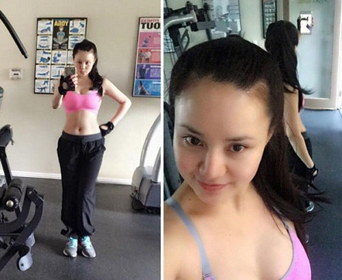 Vy Oanh, ca sĩ Vy Oanh, Vy Oanh sinh con trai, Vy Oanh lấy lại vóc dáng thần tốc, Vy Oanh khoe dáng chuẩn sau 2 tháng sinh con