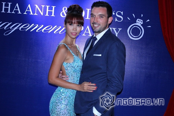 Hà Anh, Hà Anh đính hôn, siêu mẫu Hà Anh đính hôn, lễ đính hôn của siêu mẫu Hà Anh, Hà Anh và bạn trai Tây, Hà Anh và chồng Tây, sao Việt đính hôn, tin ngôi sao, tin ngoi sao