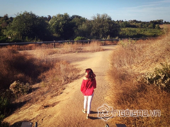Pha Lê, ca sĩ Pha Lê, Pha Lê đạp xe, Pha Lê ở San Francisco, Pha Lê thả dáng, Pha Lê đẹp mướt mắt, Pha Lê đi xe đạp, tin ngôi sao, tin ngoi sao, Pha Le