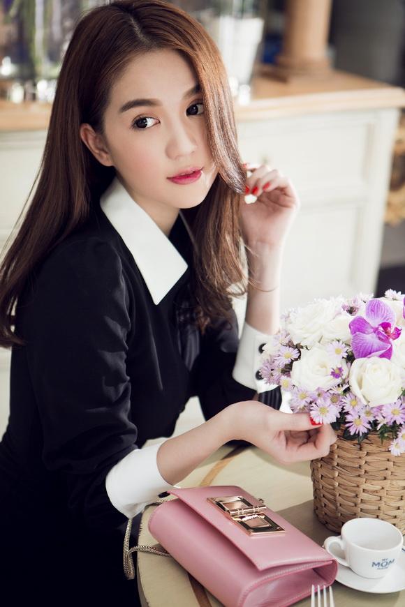 Ngoc trinh,nu hoang noi y ngoc trinh,ngoc trinh nu tinh,ngoc trinh phoi do tinh te,thoi trang ngoc trinh