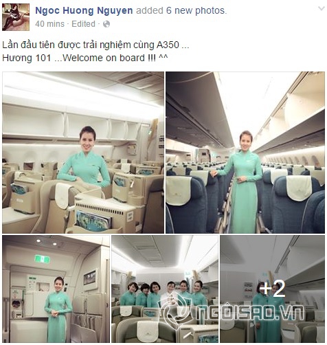 bạn gái Thành Trung, bạn gái Thành Trung mặc đồng phục Vietnam Airlines, đồng phục Vietnam Airlines, tin tuc sao