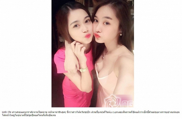 Ngọc Trinh, Linh Chi, Ngọc Trinh được báo Thái ca ngợi, Linh Chi được báo Thái ca ngợi, Ngọc Trinh trên báo Thái
