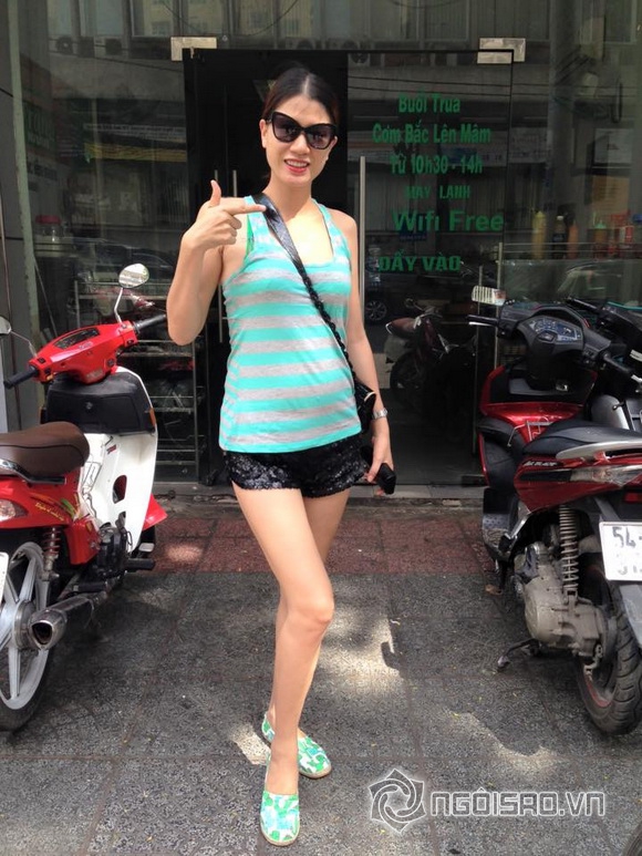 Sieu mau trang tran,nguoi mau trang tran,trang tran mang bau,trang tran khoe anh sieu am con,trang tran mang bau 5 thang