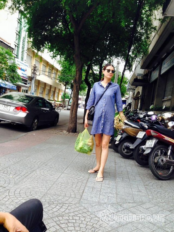 Sieu mau trang tran,nguoi mau trang tran,trang tran mang bau,trang tran khoe anh sieu am con,trang tran mang bau 5 thang