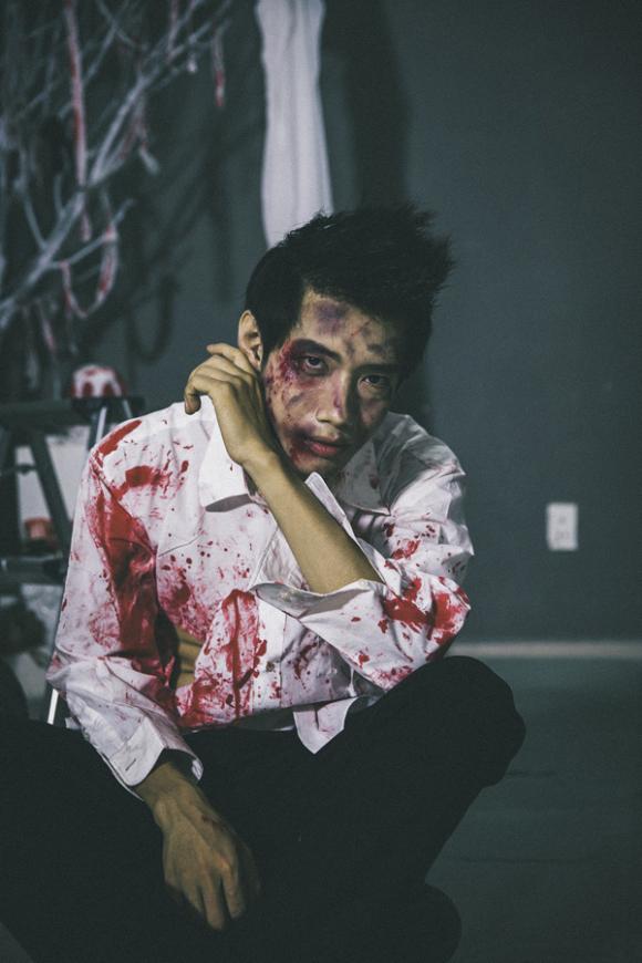 Quang Đăng, vũ công Quang Đăng, Quang Đăng cực điển trai, Quang Đăng hoá xác sống, lễ hội rùng rợn nhất Việt Nam, Zombie Park 2015