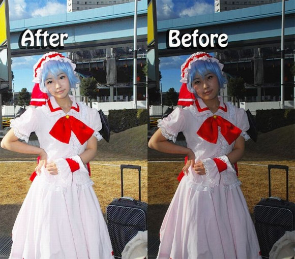 sức mạnh của photoshop,ảnh chế sức mạnh của photoshop,hài hước về sức mạnh của photoshop