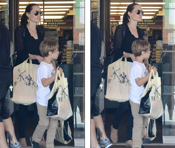 Angelina Jolie,Angelina Jolie đưa hai con sinh đôi đi mua sắm,Knox và Vivienne,sinh nhật Knox và Vivienne