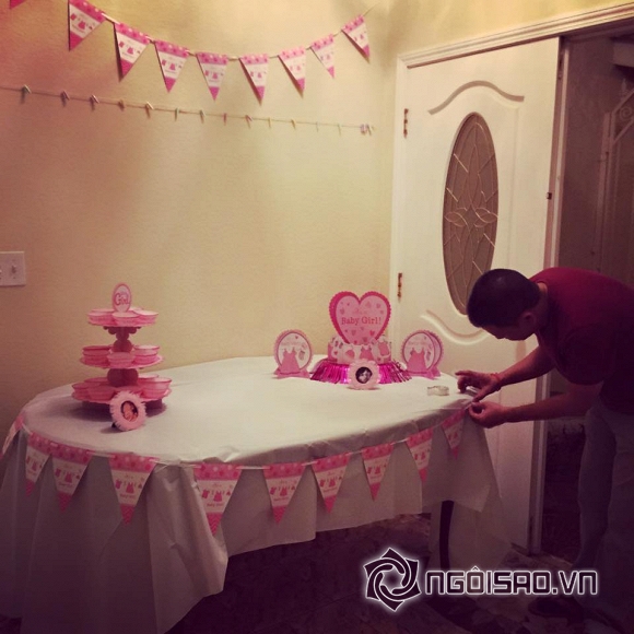 Kim Hiền, gia đình Kim Hiền, bà bầu Kim Hiền, Kim Hiền chuẩn bị sinh con, tin tuc sao, Kim Hiền chuẩn bị baby shower