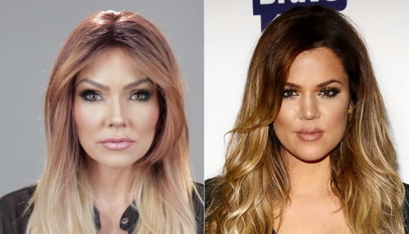trang điểm,chuyên gia trang điểm Kandee Johnson,trang điểm giống thành viên gia đình Kim Kardashians