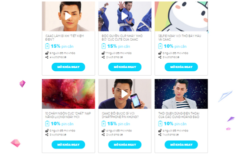 Isaac, clip Isaac ngái ngủ, Samsung Galaxy J1, Mở khóa năng lượng