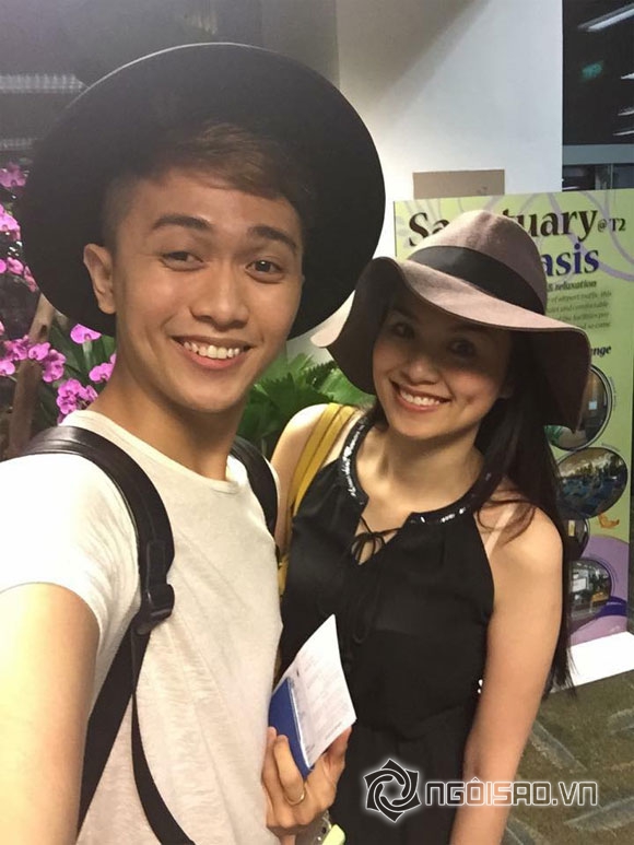 diễm hương,diễm hương xinh tươi ở singapore,vợ chồng diễm hương,con trai diễm hương