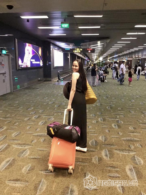 diễm hương,diễm hương xinh tươi ở singapore,vợ chồng diễm hương,con trai diễm hương