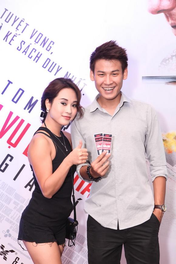 Thuy top,hotgirl nguc khung thuy top,thuy top khoe noi y goi cam,ra mat Mission: Impossible - Rogue Nation,nam dien vien Tom Cruise
