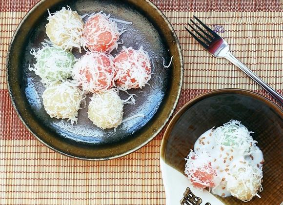 bánh tằm khoai mì, bánh tằm, khoai mì, các món bánh từ khoai mì, bánh ngọt, ăn vặt, ăn ngon, món ngon, địa chỉ ăn ngon, cách làm bánh tằm khoai mì