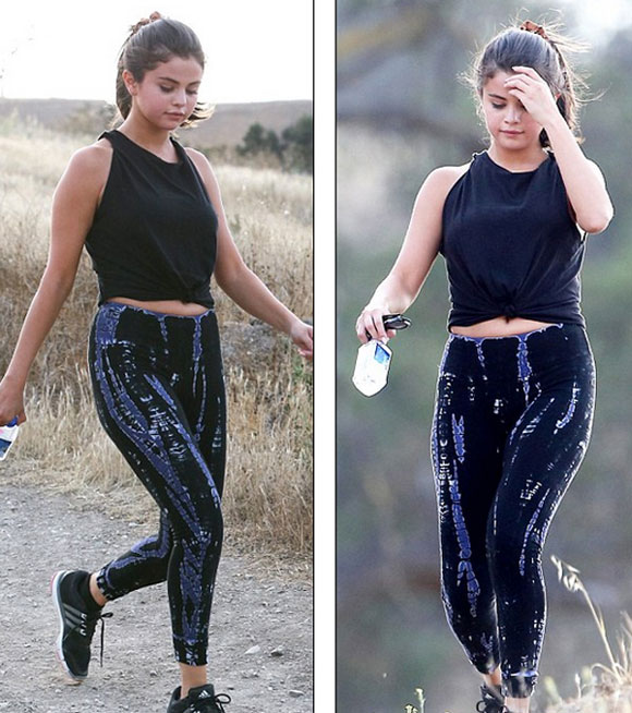 Selena Gomez,Selena Gomez khoe chân với mốt giấu quần,Selena Gomez béo mập,Selena Gomez tăng cân