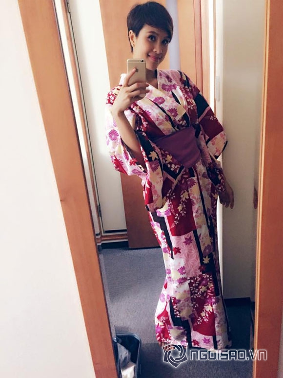 phương mai,phương mai diện Yukata,phương mai sang nhật bản công tác,phương mai dự lễ hội đèn lồng