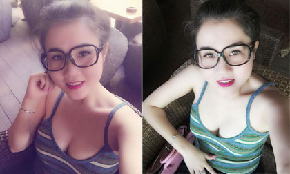 Ngọc Trinh,Ngọc Trinh photoshop mặt,Ngọc Trinh khác lạ,Ngọc Trinh lạm dụng photoshop quá đà