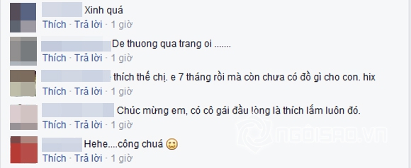 Trang Trần,con sắp sinh của Trang Trần được tặng quần áo,Trang Trần khoe quần áo của con sắp sinh,Trang Trần mang thai ở tháng thứ 6,Trang Trần mang thai con gái đầu lòng