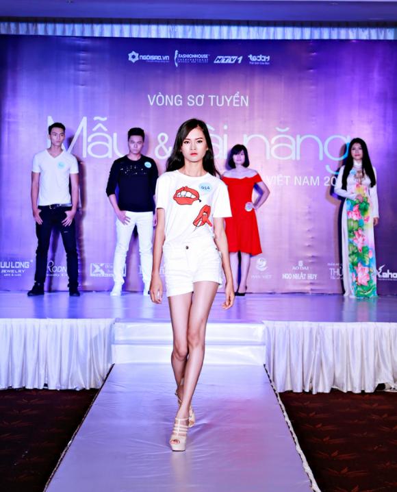 Mẫu và tài năng Việt Nam 2015, casting Mẫu và tài năng Việt Nam 2015, người mẫu, chân dài 1m12, thí sinh Mẫu và tài năng Việt Nam, Mẫu và tài năng, Mau va tai nang
