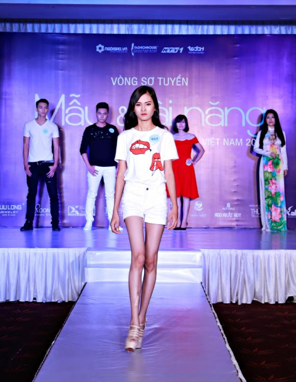 Mẫu và tài năng Việt Nam 2015, casting Mẫu và tài năng Việt Nam 2015, người mẫu, chân dài 1m12, thí sinh Mẫu và tài năng Việt Nam, Mẫu và tài năng, Mau va tai nang