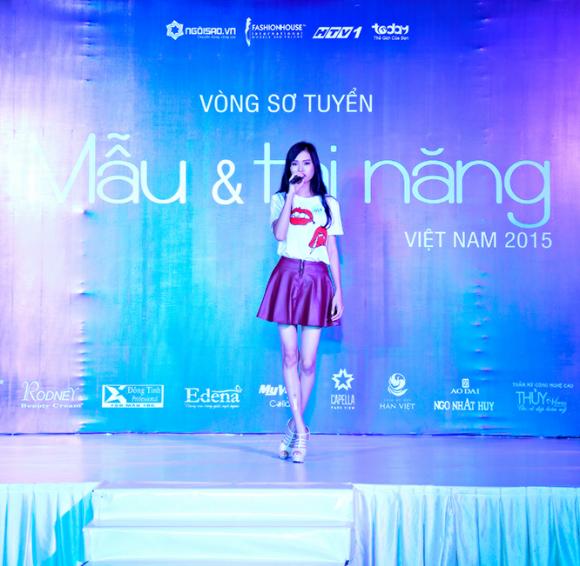 Mẫu và tài năng Việt Nam 2015, casting Mẫu và tài năng Việt Nam 2015, người mẫu, chân dài 1m12, thí sinh Mẫu và tài năng Việt Nam, Mẫu và tài năng, Mau va tai nang