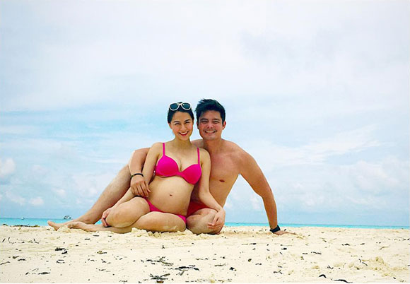 Marian Rivera,Marian Rivera khoe bụng bầu,Marian Rivera hàng hiệu,Marian Rivera và Dingdong Dantes 