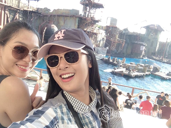 hoa hau ngoc han, ngoc han, ngoc han o my, ngoc han di du lich, ngoc han xinh dep, ngoc han gia, anh gia va khac la cua ngoc han, hoa hau, tin tuc sao