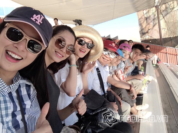hoa hau ngoc han, ngoc han, ngoc han o my, ngoc han di du lich, ngoc han xinh dep, ngoc han gia, anh gia va khac la cua ngoc han, hoa hau, tin tuc sao