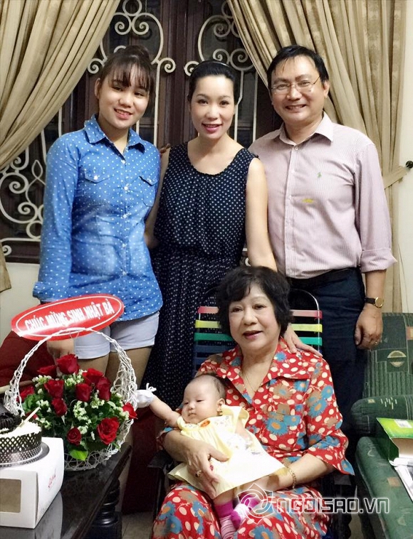 mẹ Trịnh Kim Chi, Trịnh Kim Chi, Trịnh Kim Chi mừng sinh nhật mẹ, diễn viên Trịnh Kim Chi, tin ngôi sao, mẹ Trịnh Kim Chi đẹp, tin ngoi sao, me Trinh Kim Chi