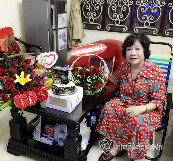 mẹ Trịnh Kim Chi, Trịnh Kim Chi, Trịnh Kim Chi mừng sinh nhật mẹ, diễn viên Trịnh Kim Chi, tin ngôi sao, mẹ Trịnh Kim Chi đẹp, tin ngoi sao, me Trinh Kim Chi